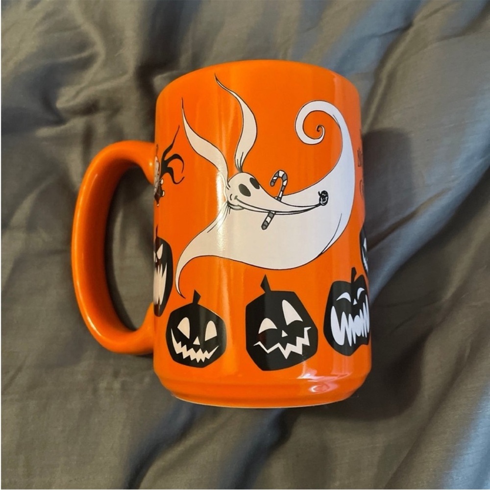 Orange Halloween nightmare before
Christmas mug NBC